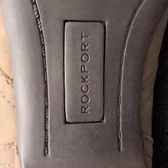 Rockport Woman's Brown Leather Chukka Ankle Booties,Size 7.5 - Picture 9 of 12